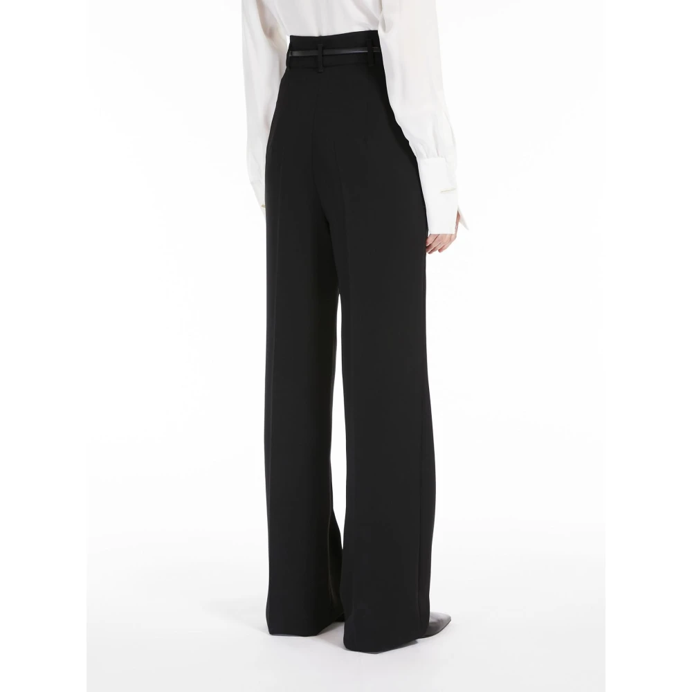 Max Mara Ghisa Broek Black Dames