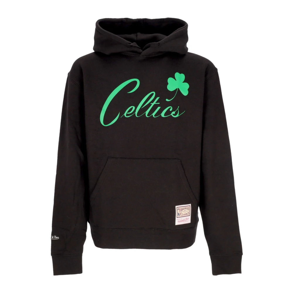 Mitchell & Ness Boston Celtics Logo Hoodie Zwart Black Heren