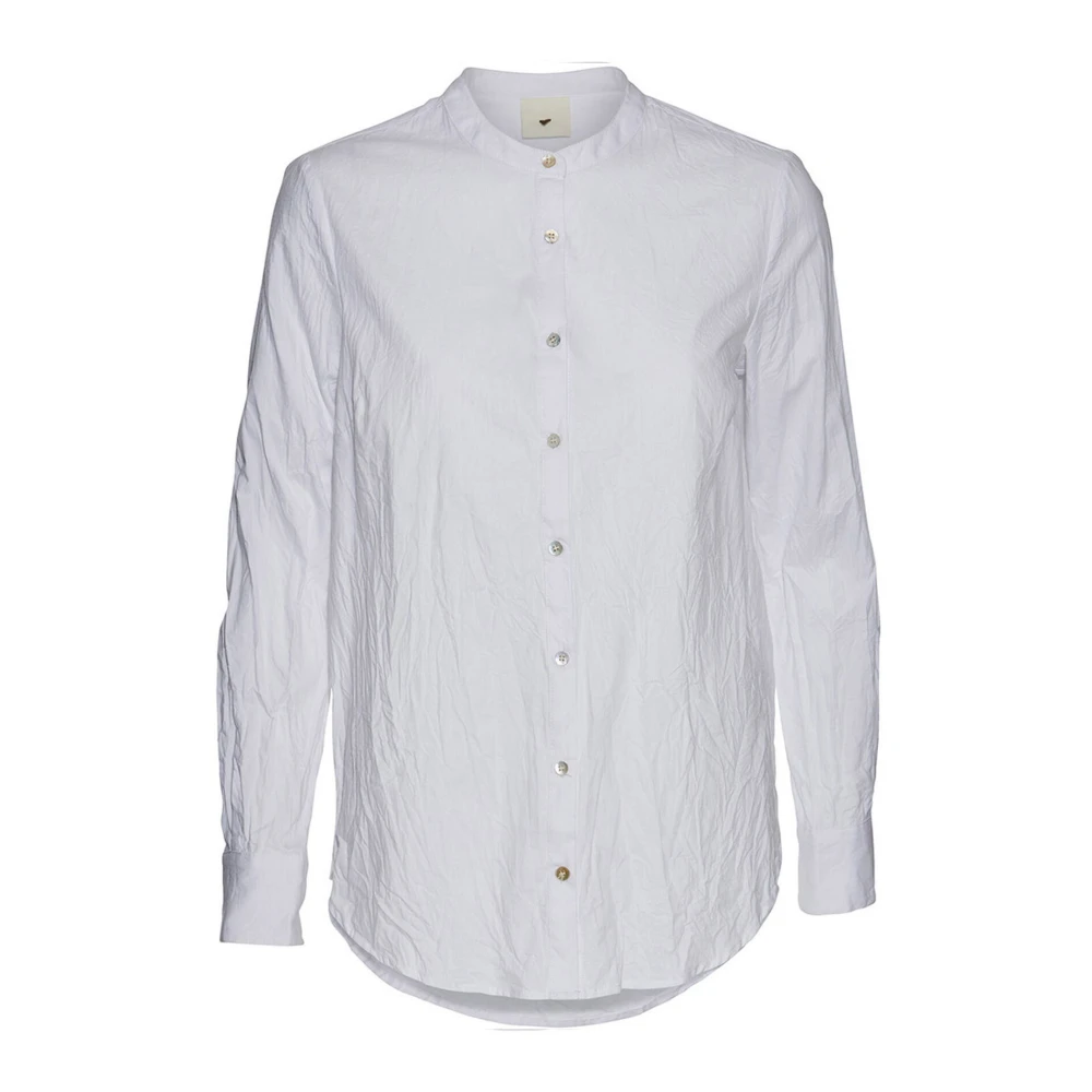 Heartmade Klassieke Maple Shirt in Off White Dames