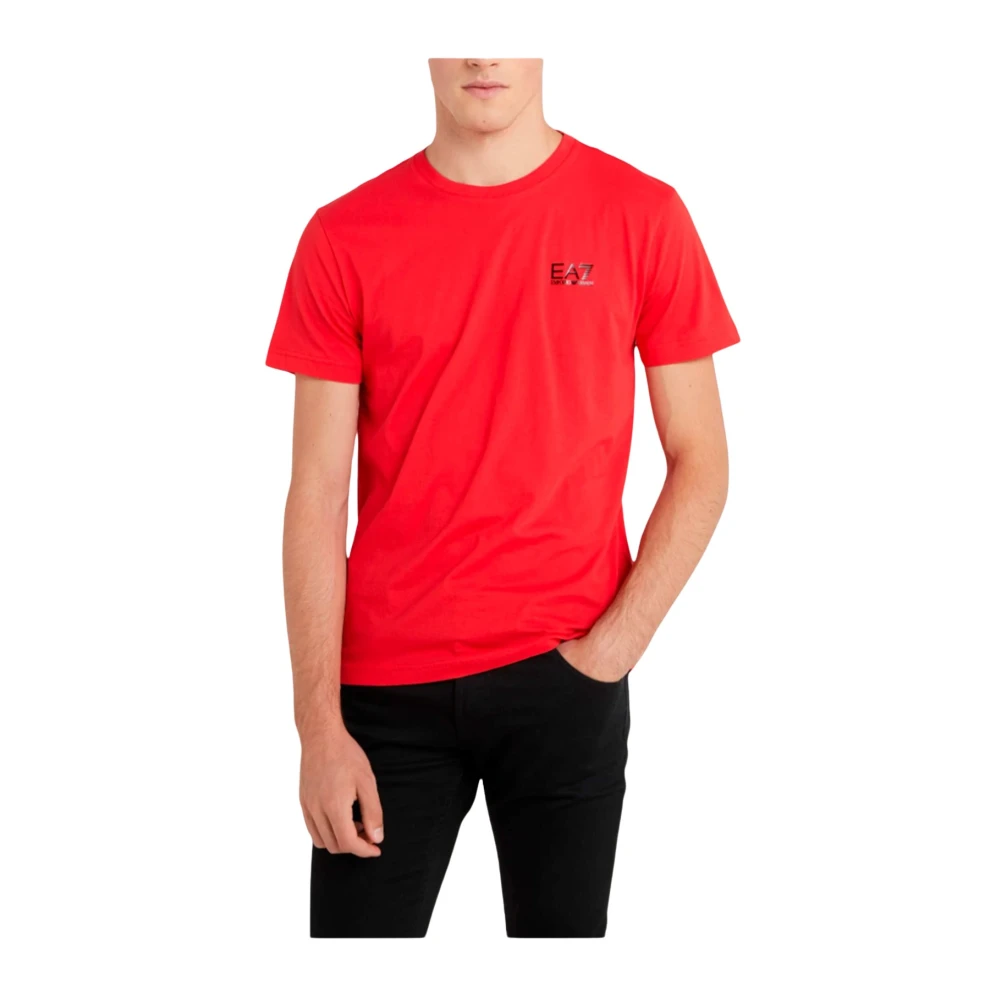 Emporio Ar i EA7 Stretch Ventus T-shirt Rood Red