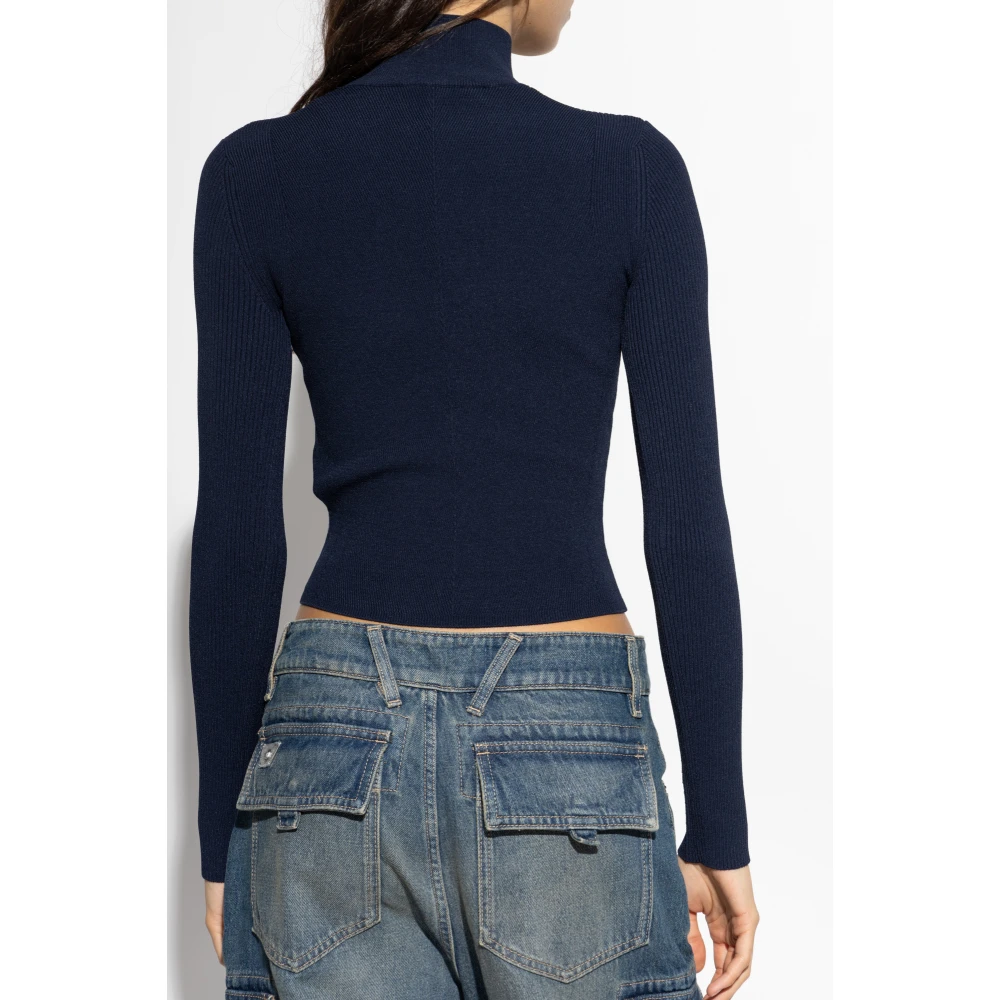 Diesel Top M-Valari-Tn Blue Dames