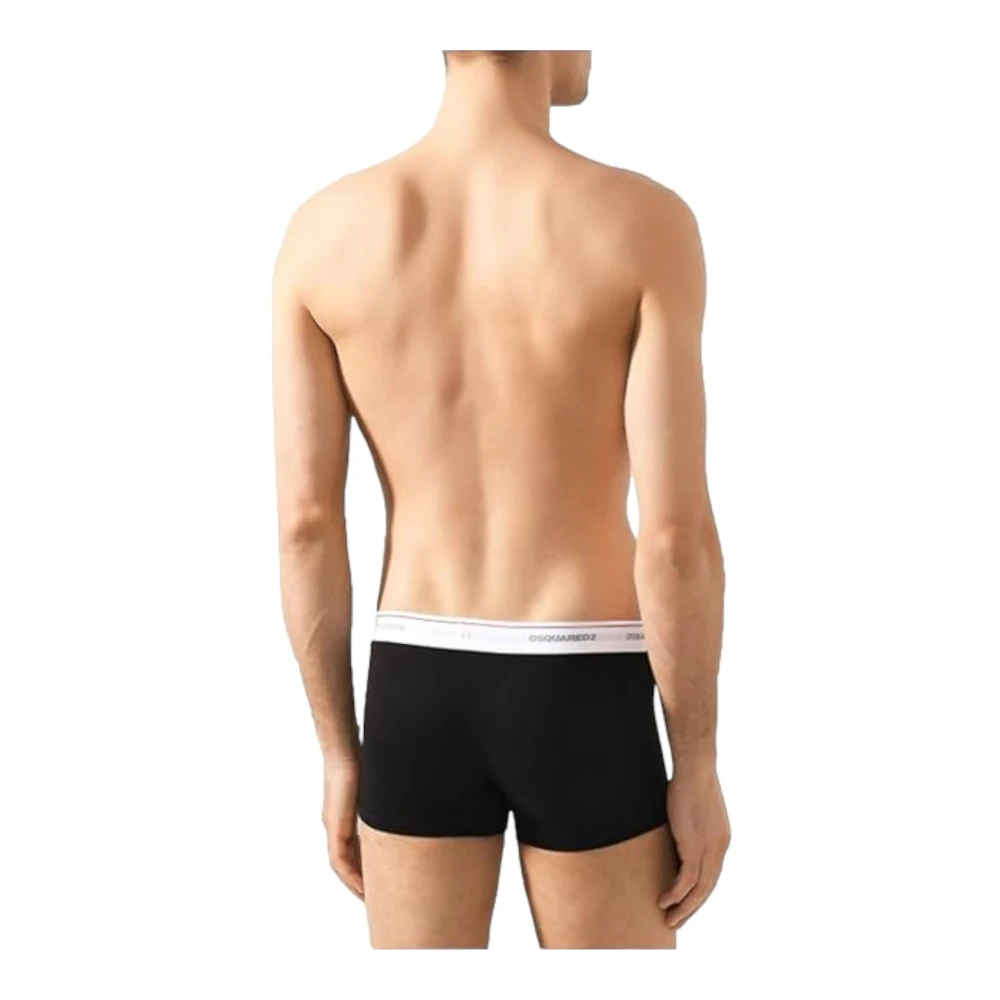 Dsquared2 Luxe Zijden Slip Set Black Heren