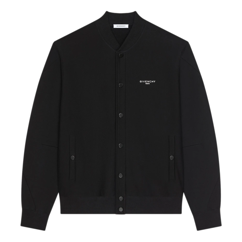 Givenchy Men's Black Couture Seam Cardigan