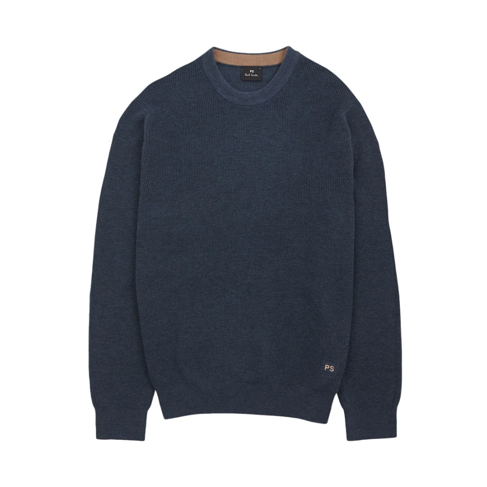 PS By Paul Smith Blauwe Gebreide Trui Blue Heren