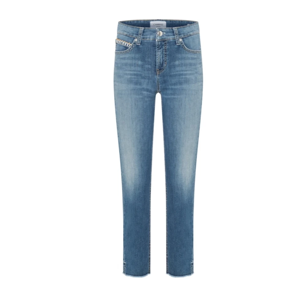 Jeans BLÅ Cambio Piper Short Jeans