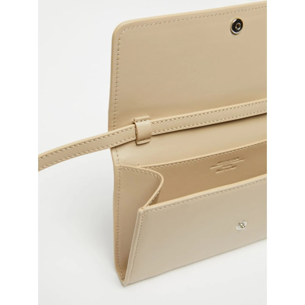 Max Mara Weekend Stijlvolle leren telefoontas Beige Dames