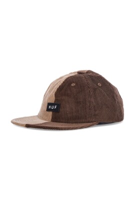 velvet-flat-visor-cord-cap-brown