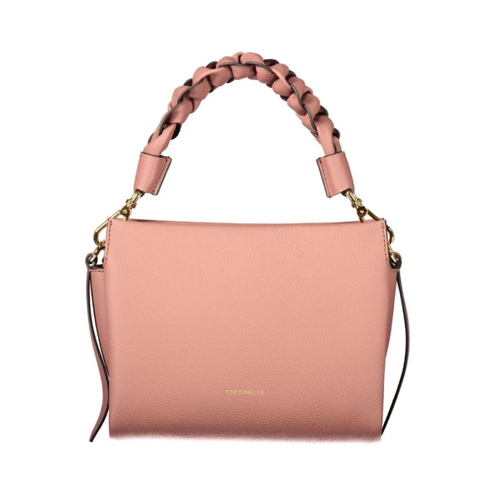 Coccinelle Donna Rosa Donne, Borsa A Mano, Boheme Grana Borsa A Tracolla Doppia In Pelle A Doppia Grana, - Immagine 3