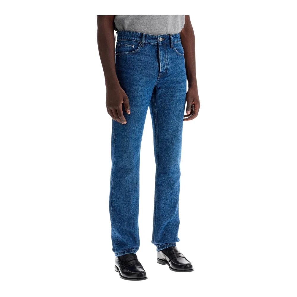 Cigarette-style jeans i medium vask