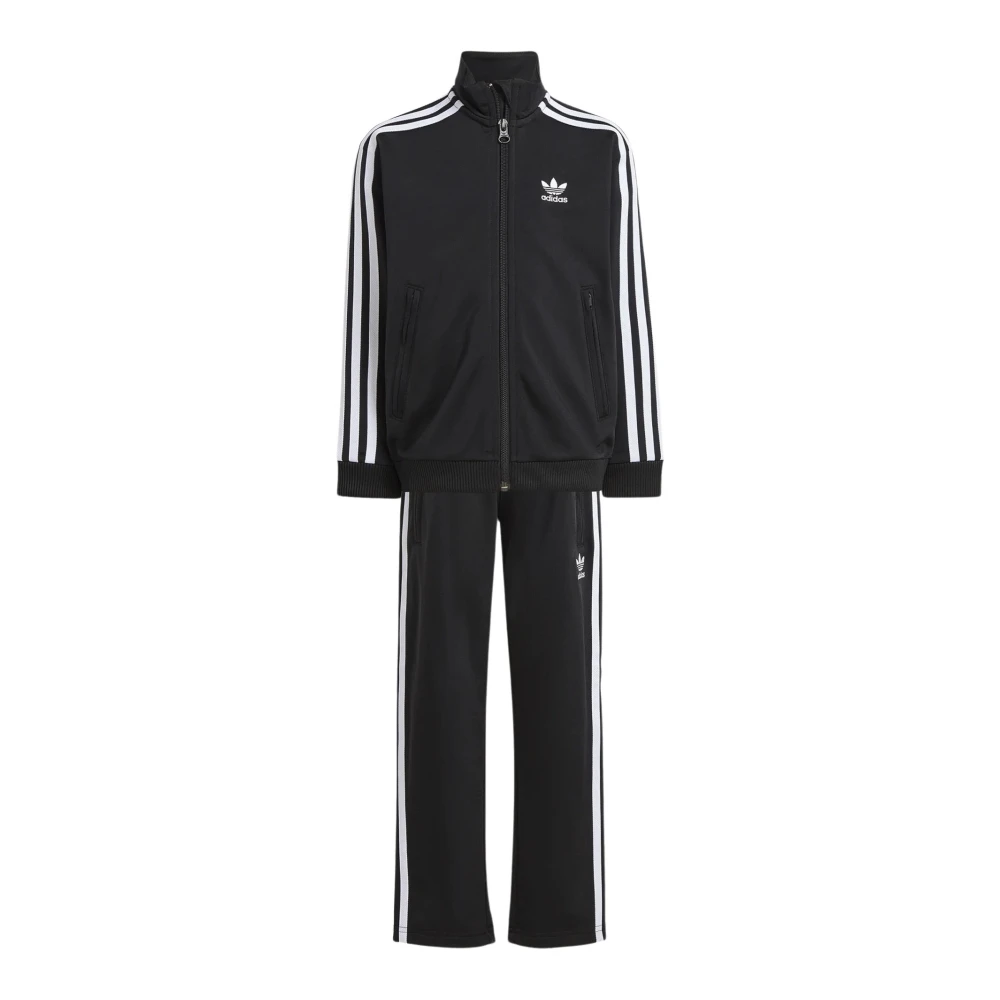 Adidas Originals Svart Firebird Träningsdräkt Barn Höst Vinter Black, Unisex