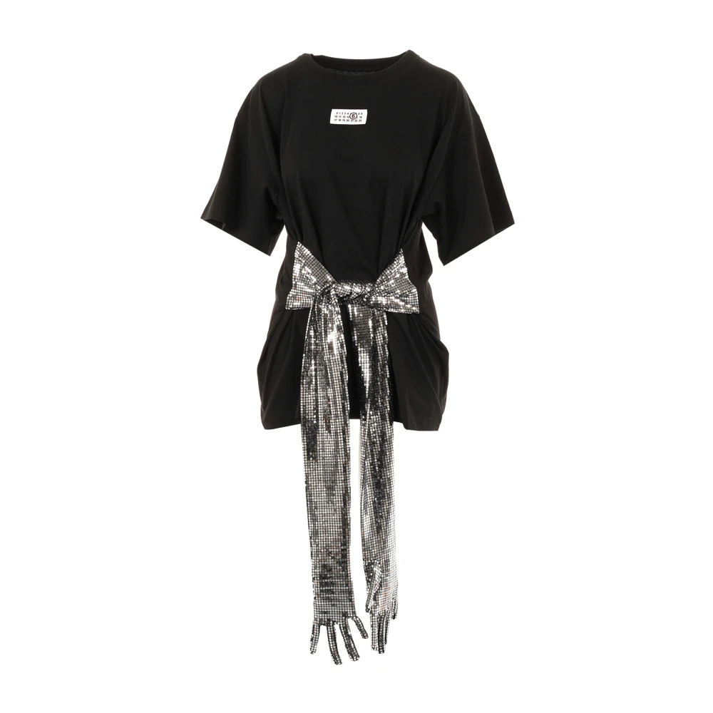 Mm6 Maison Margiela Donna Nero Abiti, M, New,