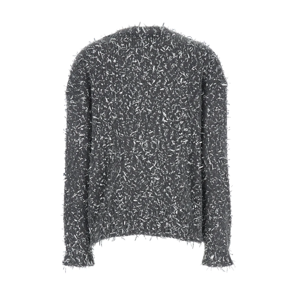 Msgm Grijze Sweater Maglia Sweater Gray Dames