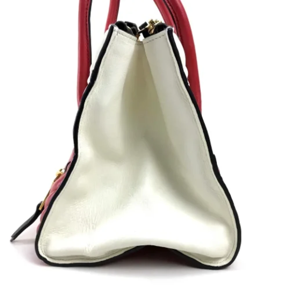 Miu Pre-owned Leather handbags White Dames