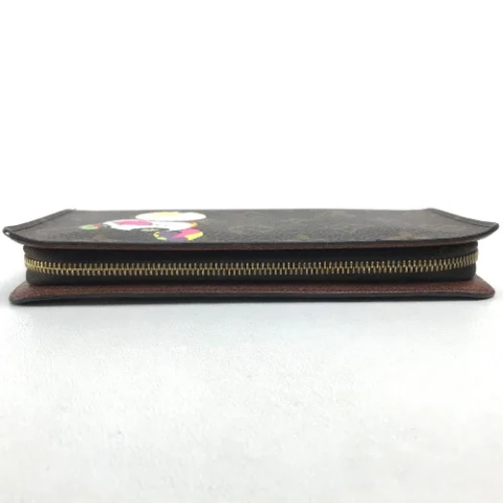 Louis Vuitton Vintage Pre-owned Canvas wallets Brown Dames