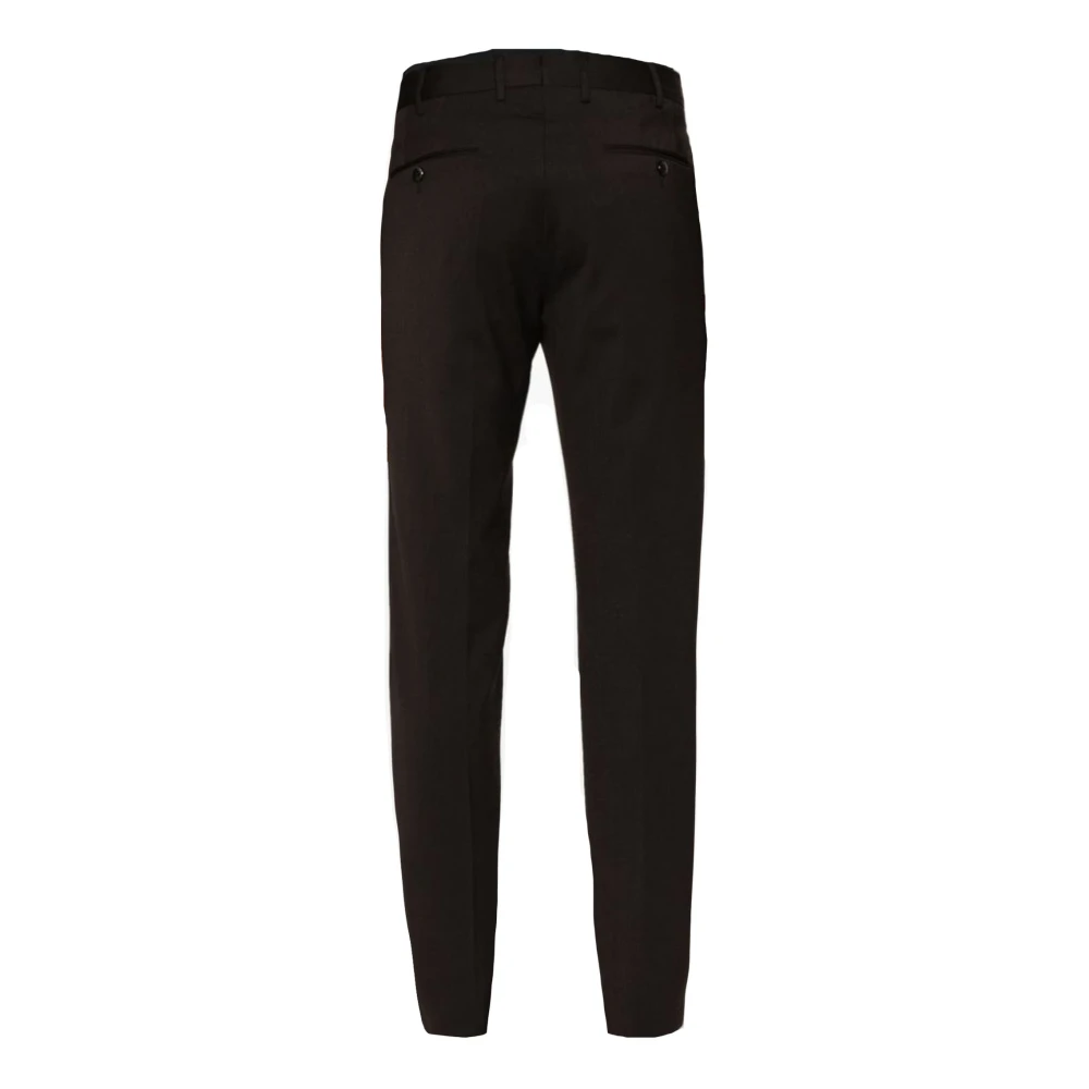 PT Torino Slim Bruin Twill Broek Brown Heren