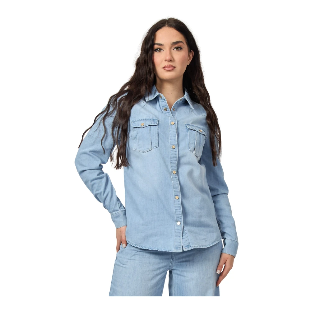 Shirts > Denim Shirts - - Gaudi - Modalova