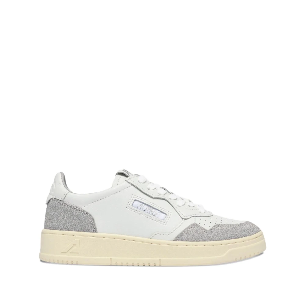 Autry Women's Gray Sneakers, 7 Uk, Medalist Low