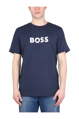 Bomulls T-shirt med logotryck