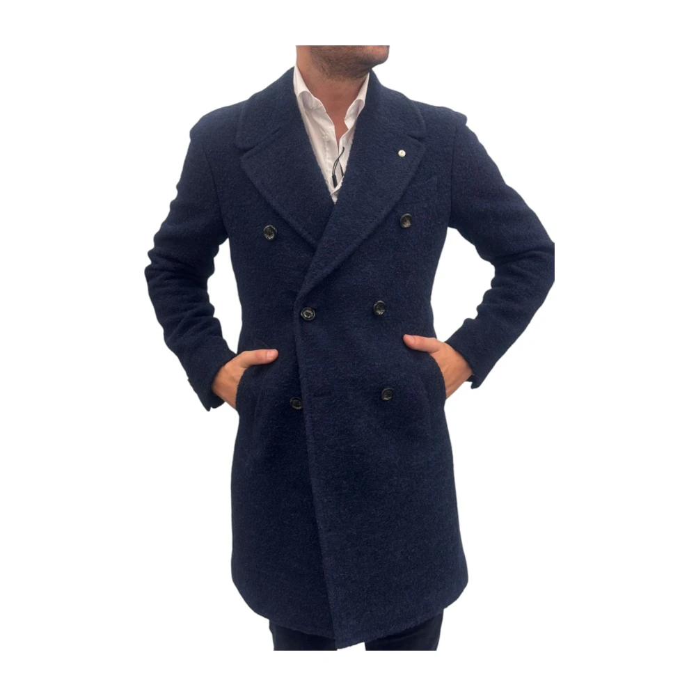 Luigi Bianchi Mantova Stijlvolle Jassen Collectie Blue Heren