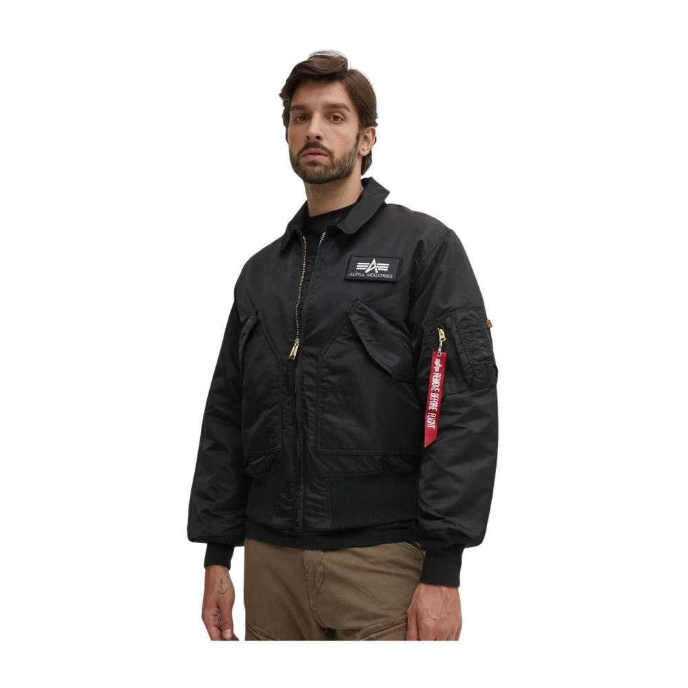 Alpha Industries Uomo Nero Giacche, L, New, - Immagine 5