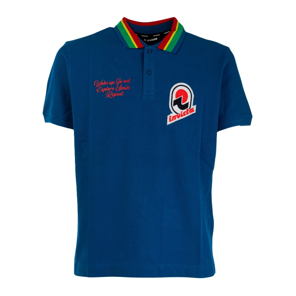 Invicta Heren Polo Shirt Blauw Klassiek Blue Heren