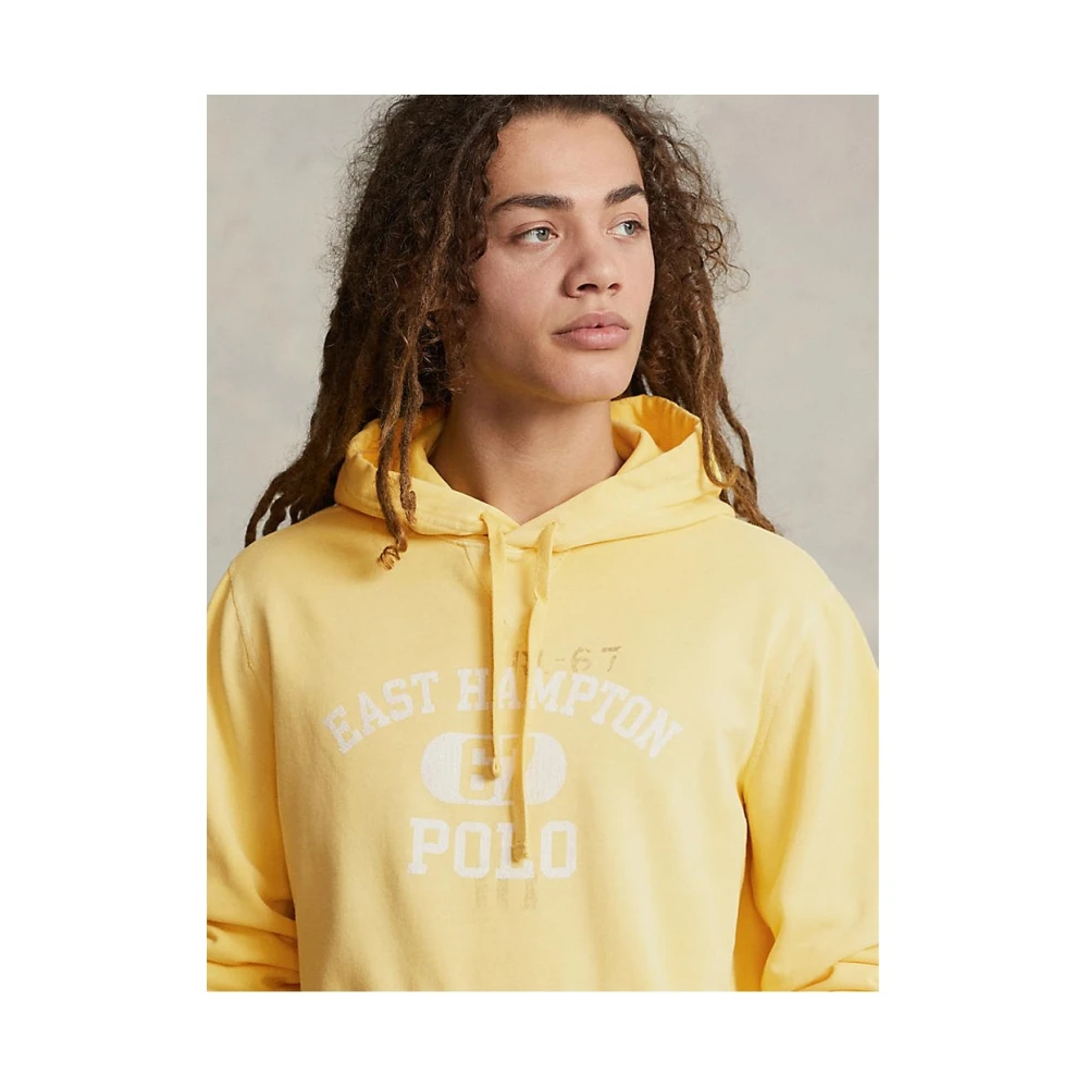 Ralph Lauren Hoodie T-shirt Yellow Heren