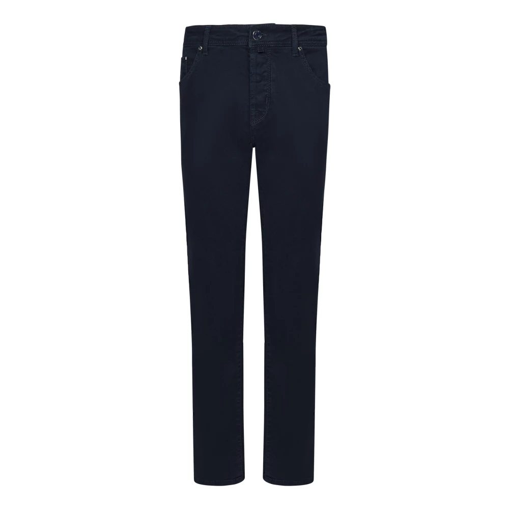 Jacob Cohën Slim Fit Blauwe Jeans met Bandana Blue Heren
