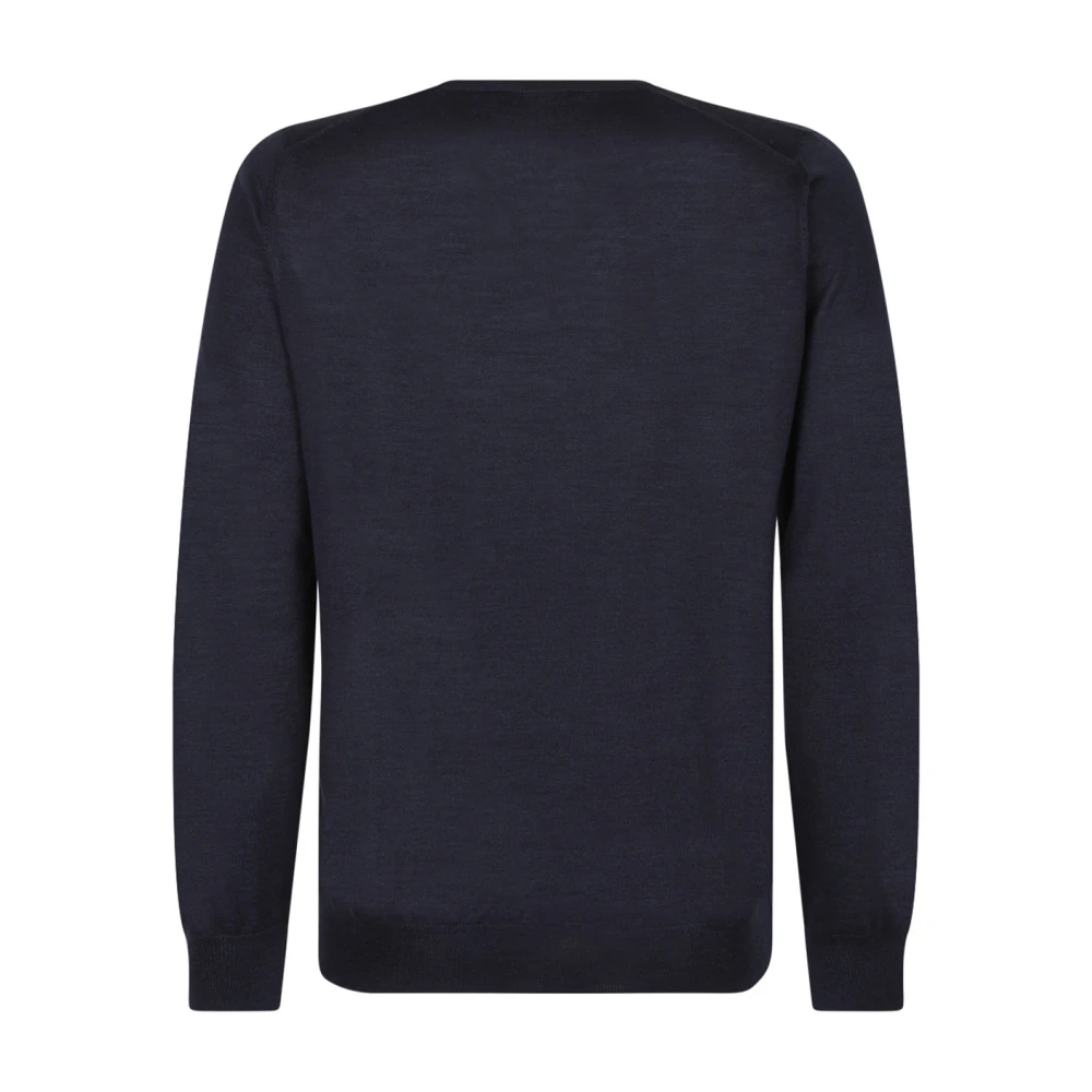Gran Sasso Donkerblauwe Crew Neck Sweater Blue Heren