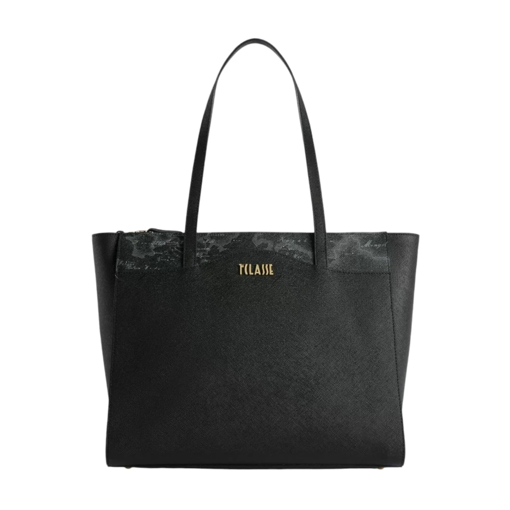 Alviero Martini 1a Classe Digital City Shopping Grande Tas Black Dames