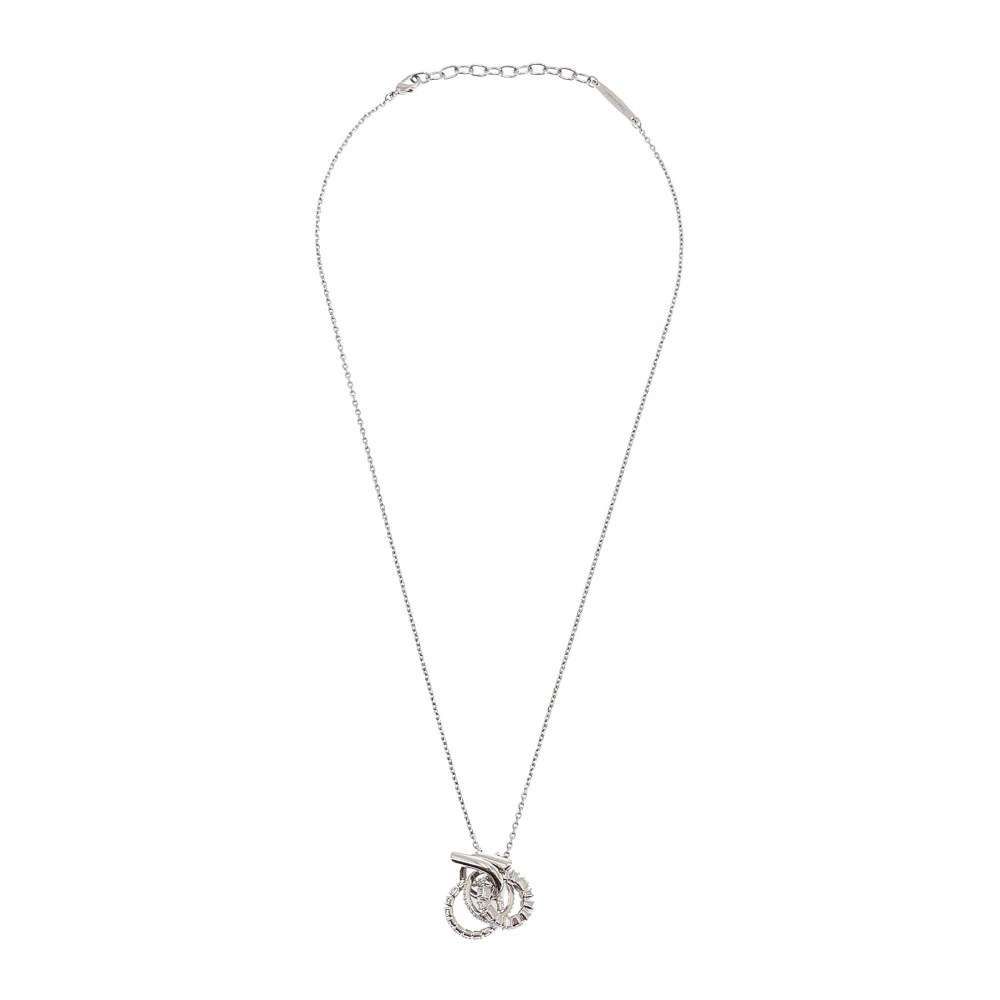 Ferragamo Women's White Nkl Evostras Necklace - Necklaces - One Size - Accessories