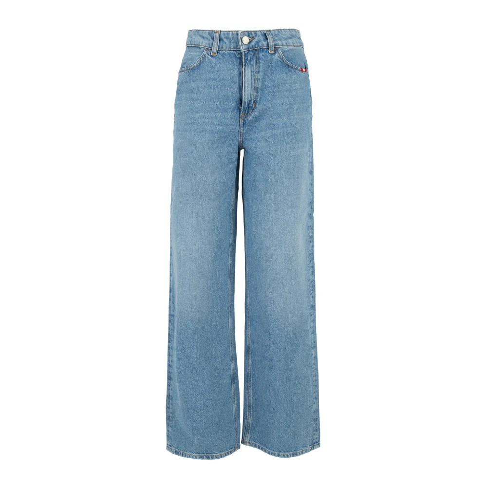 Amish Vrouw Blauw Jeans Dames, W28, Denim, Linda Wijde Jeans