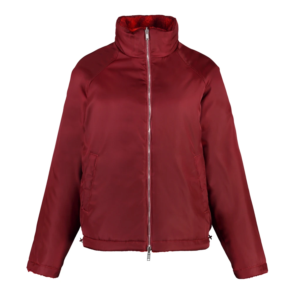 Burberry Omkeerbare Fleece Bomberjack Red Dames