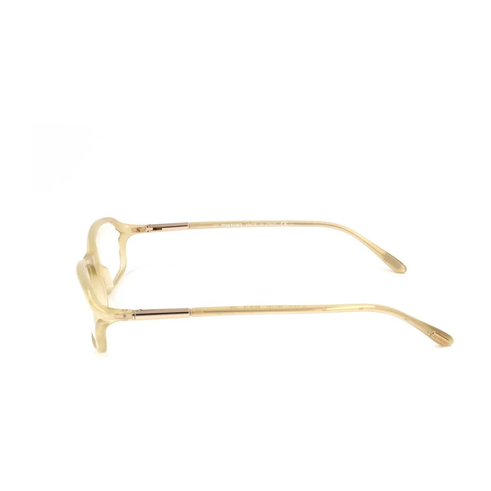 Tom Ford Groene Acetaatframes voor vrouwen Beige Dames