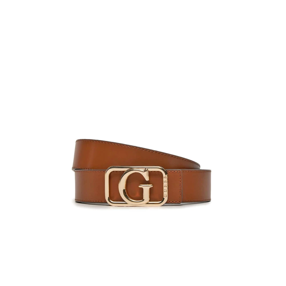 Guess Damesriem Logato Brown Dames