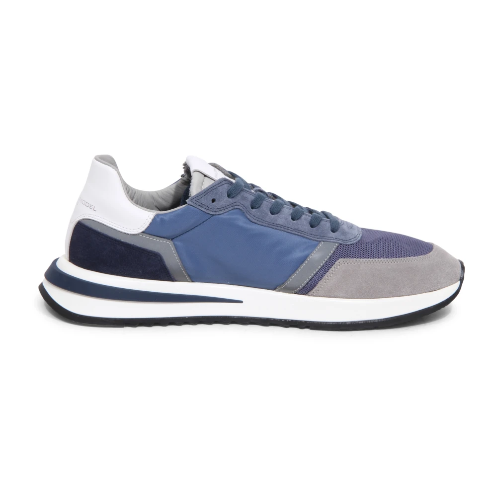 Philippe Model Tropez 2.1 Mondial Gris Bluette Sneakers Heren Schoenen Veelkleurig Multicolor