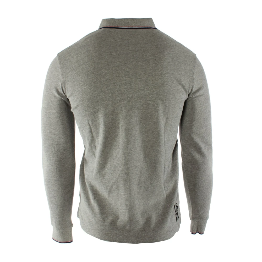 U.s. Polo Assn. Heren Grijze Polo Shirt Gray Heren