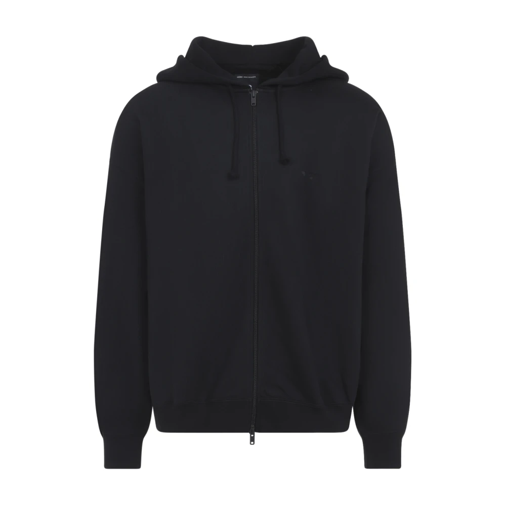 Y-3 Men's Black Sweatshirt Aw25 Brushed Terry Hoodie - Hoodies - S - Sweatshirts & Hoodies