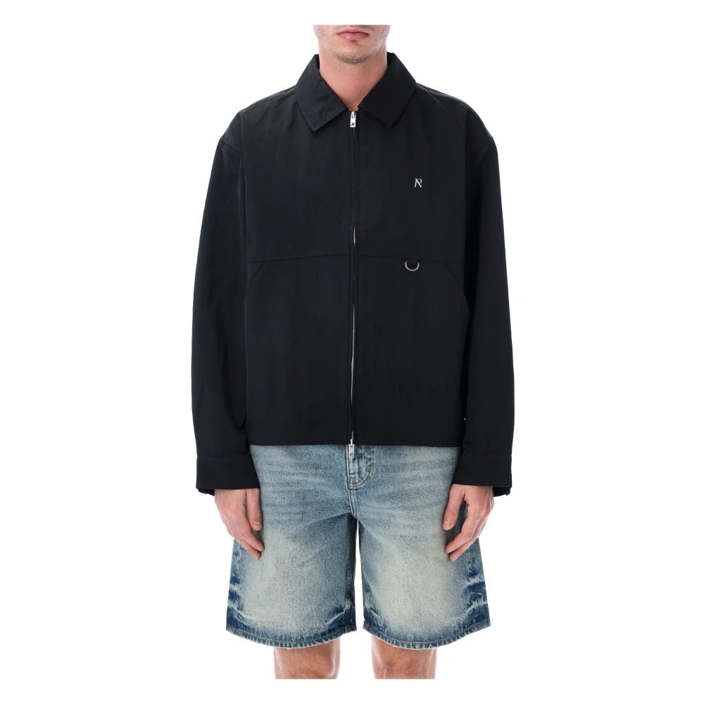 Represent Men's Black Light Jackets, L, Nylon Overshirt