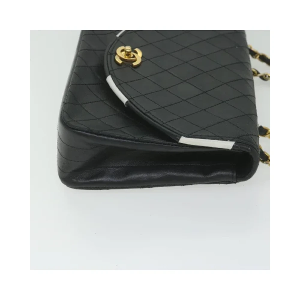 Chanel Vintage Pre-owned Leather shoulder-bags Black Dames