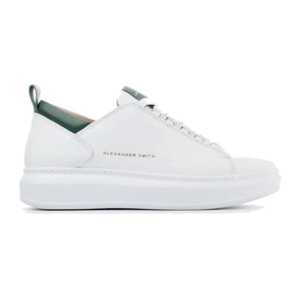 Alexander Smith Sneakers - Vit/Grön - Höst/Vinter 2023/2024 White, Herr