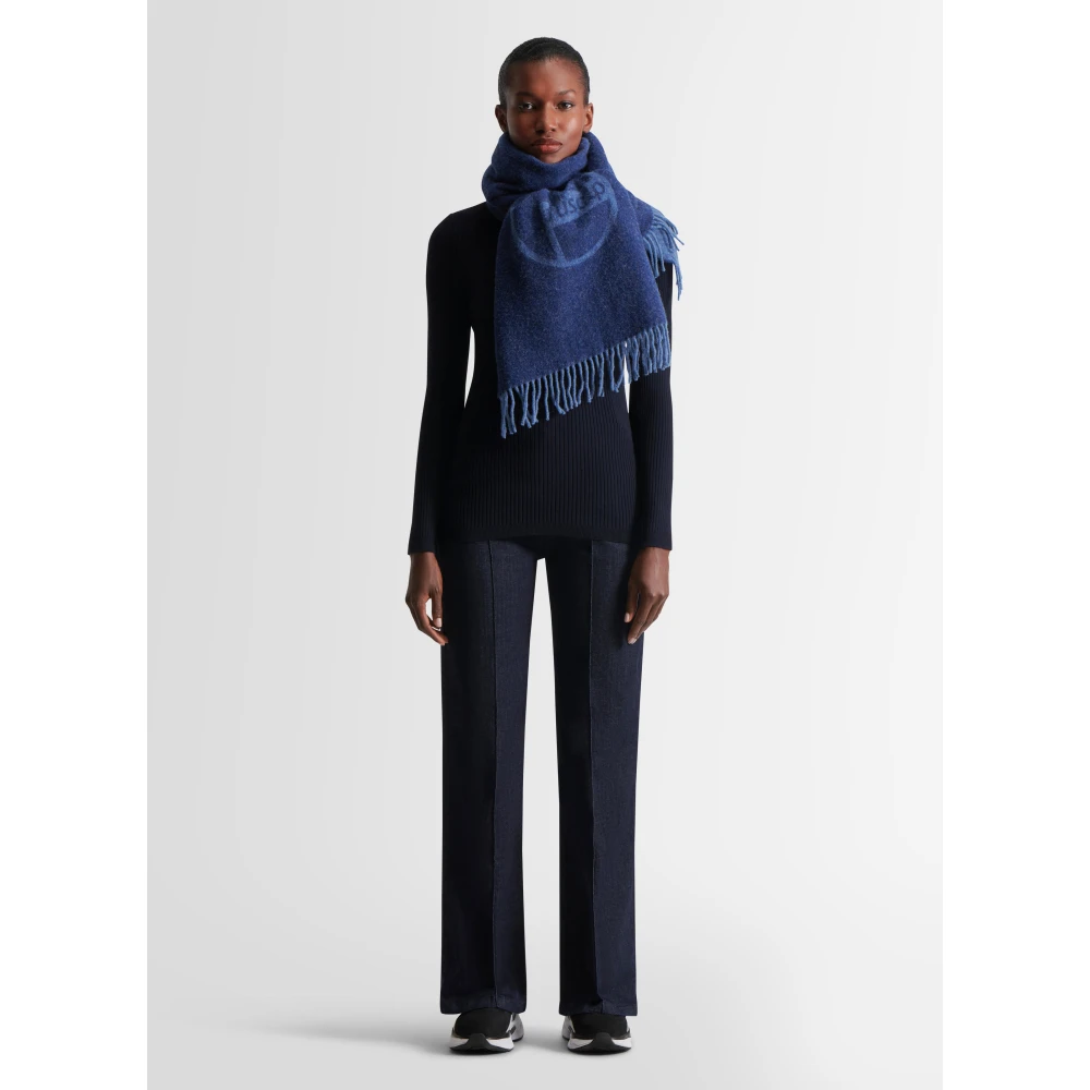 Fusalp Jacquard Sjaal Blue Dames