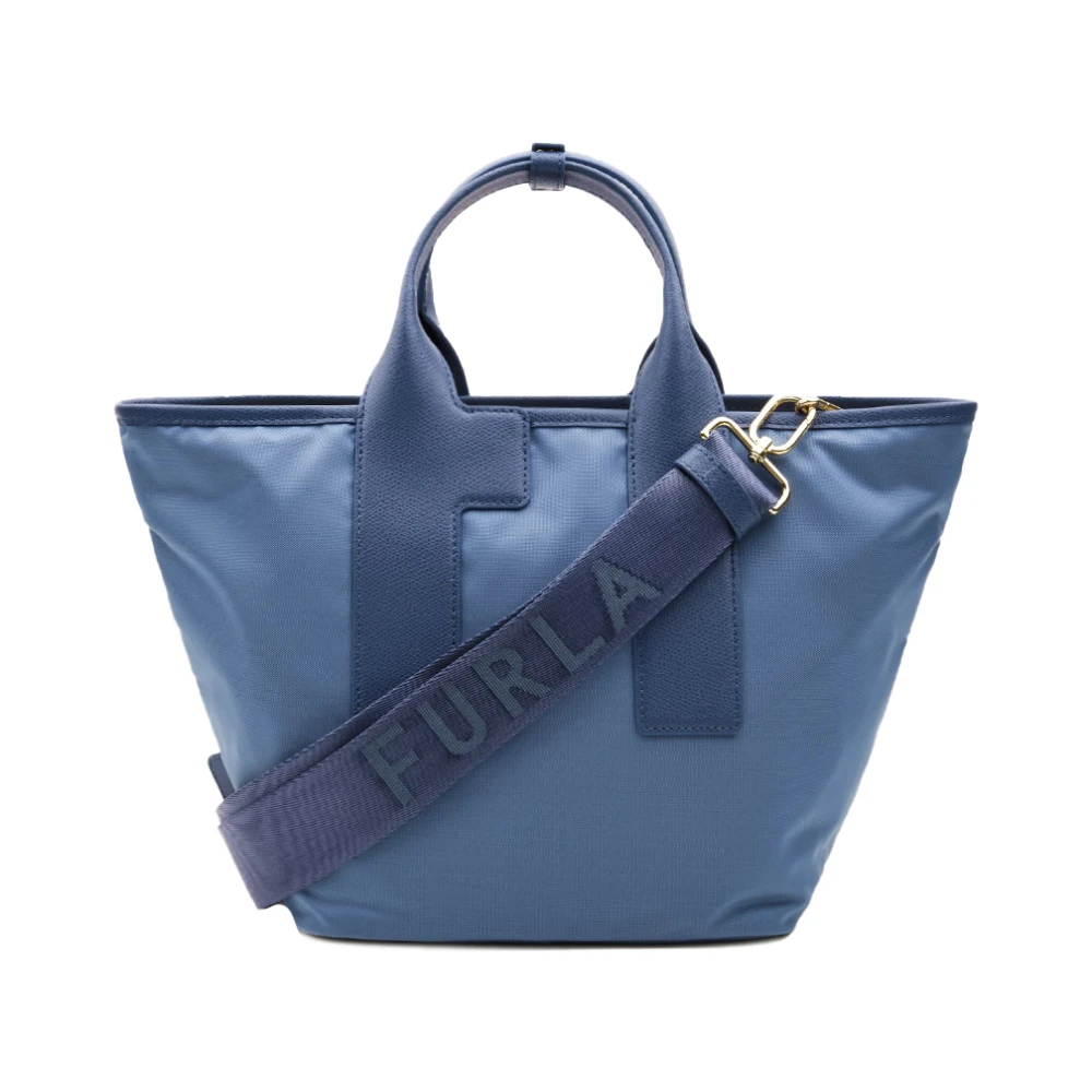 Furla Women's Blue Shopping Bags, One Size, Elegant And Versatile Tote Bag