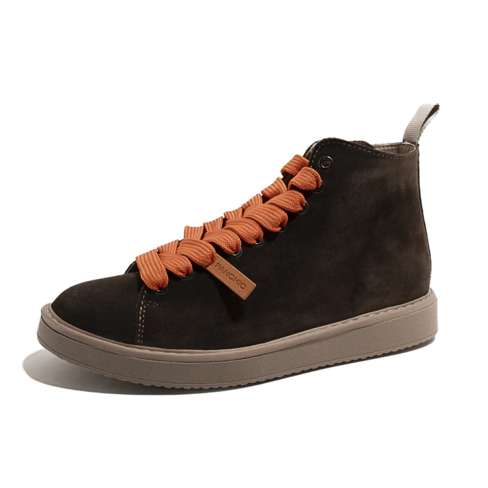Panchic Suede Enkellaarsjes Aw23 Heren Schoenen Zwart