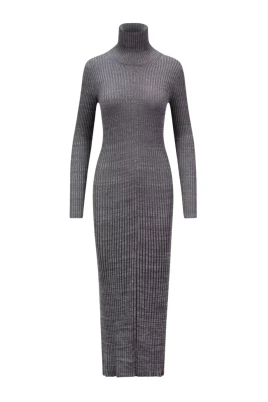 Turtleneck Knit Dress