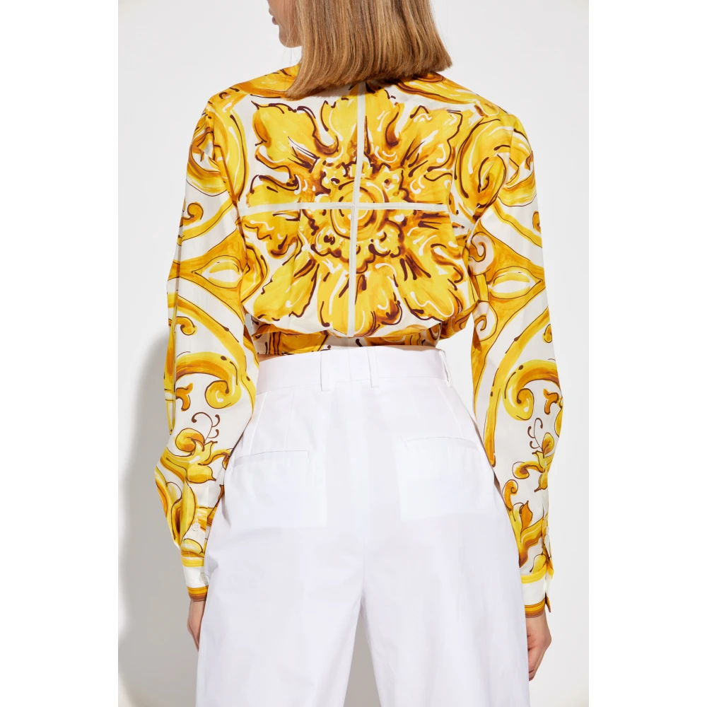 Dolce & Gabbana Gestreept overhemd Multicolor Dames
