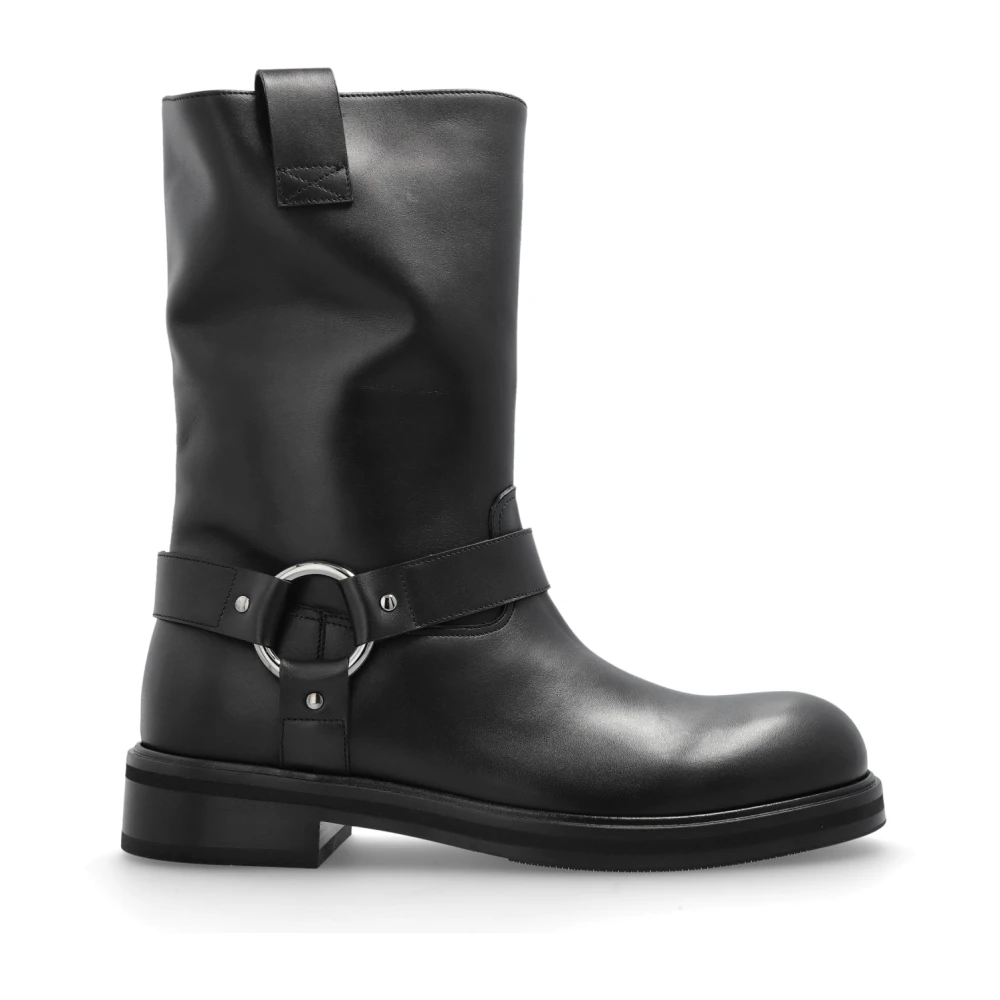 Dolce & Gabbana Uomo Nero - Stivaletti Alla Caviglia In Pelle - Shoes - 44 Eu
