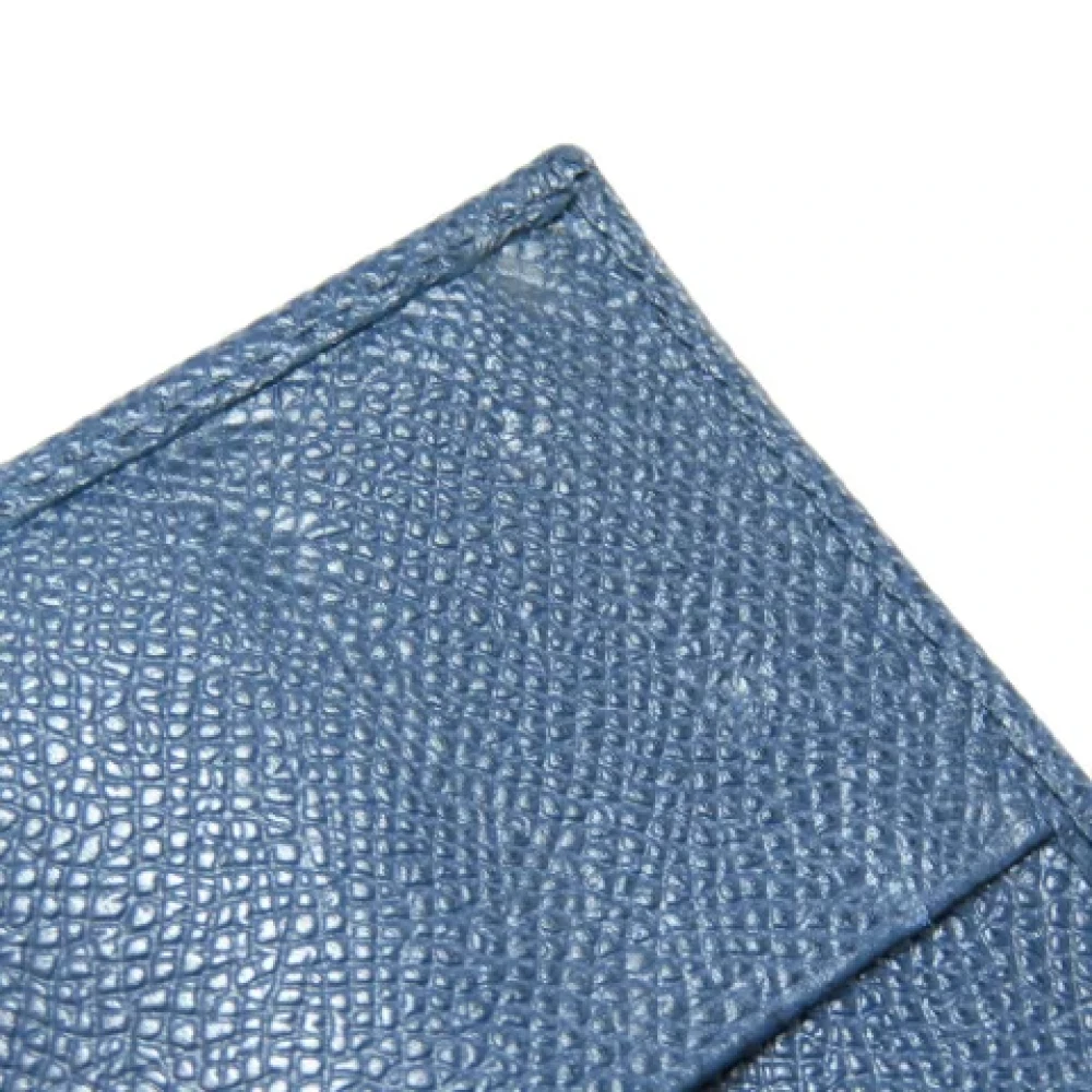 Bvlgari Vintage Pre-owned Leather key-holders Blue Heren