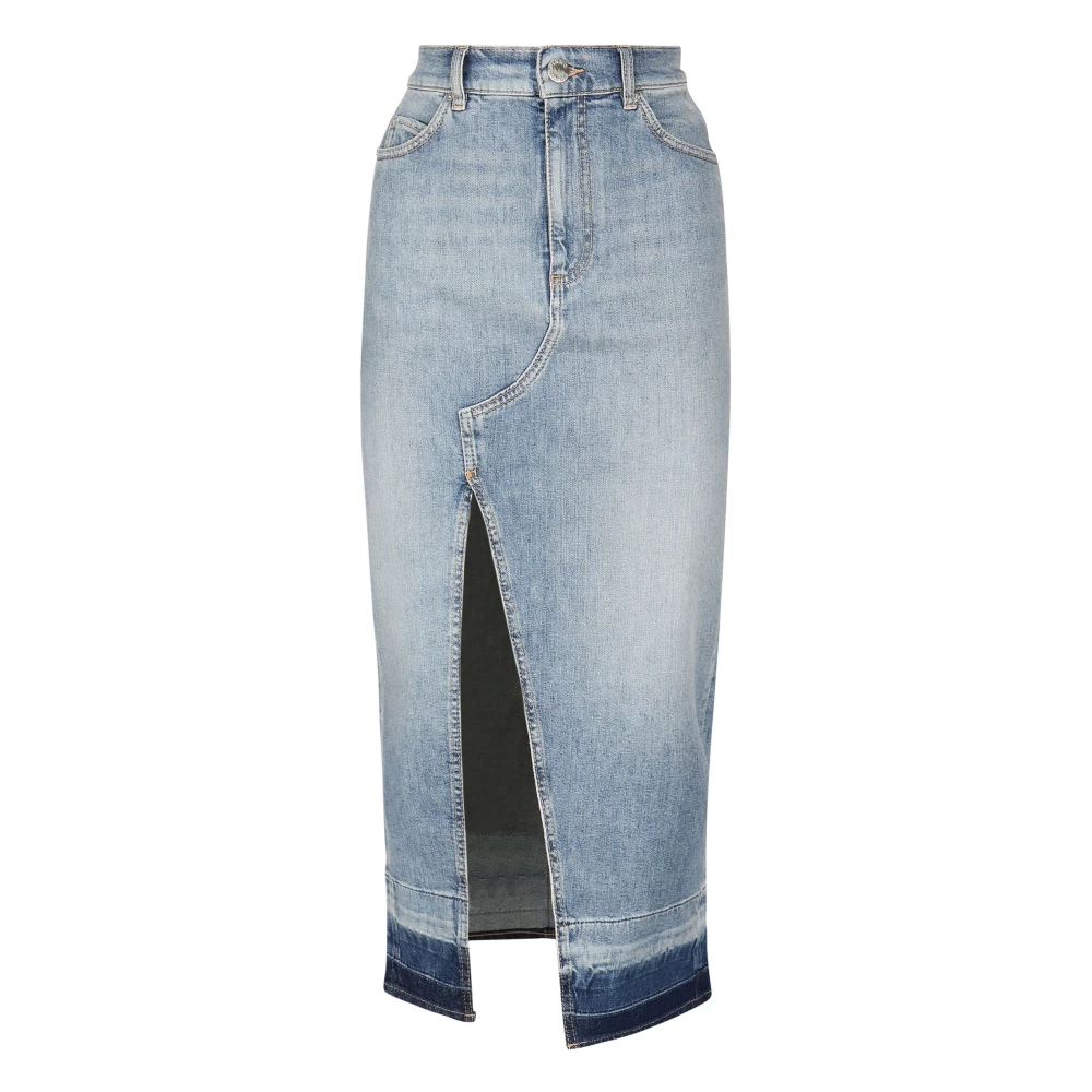 Pinko Denim Easy Ride Rokken Blue Dames