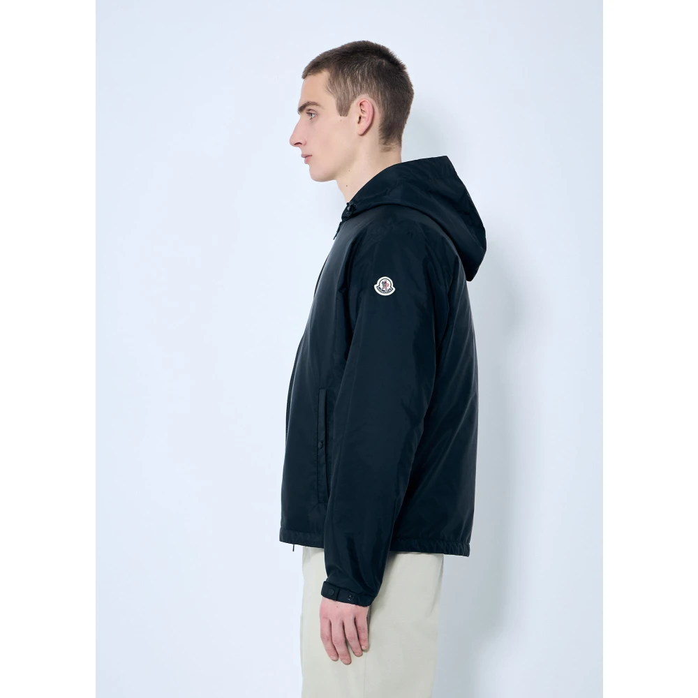 Moncler Gewatteerd jack met afneembare bodywarmer Black Heren