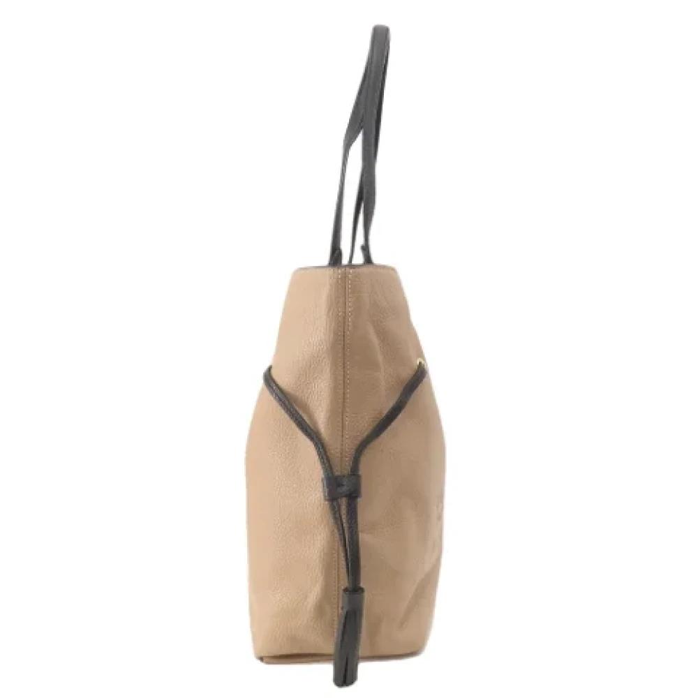 Coach Pre-owned Leather handbags Beige Dames